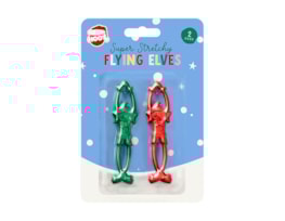 Wholesale Christmas Stretchy Flying Elves 2pk