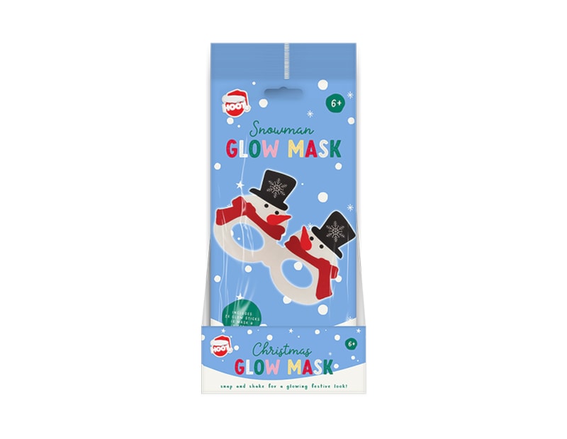 Wholesale Christmas Glow Masks CDU Wholesale Christmas Glow Masks CDU