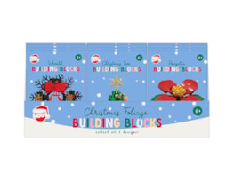 Wholesale Christmas Festive Foliage Building Blocks CDU