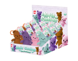 Wholesale Knit Cuties Teddy Bear Keyring 10cm CDU