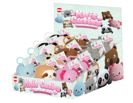 Wholesale Knit Cuties Animals Keyring 10cm CDU