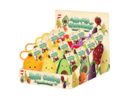 Wholesale Knit Cuties Fruit Keyring 10cm CDU