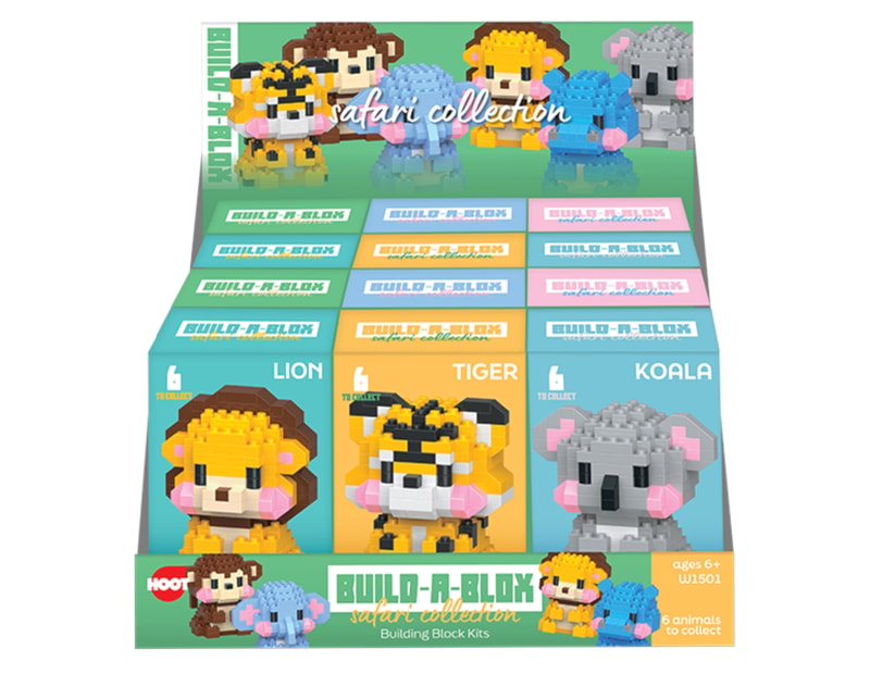 Wholesale Safari Animal Building Blocks CDU Wholesale Safari Animal Building Blocks CDU