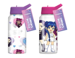 Printed Bottle with Straw 400ml