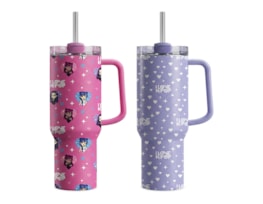 Wholesale Printed Double Wall Tumbler with Handle 600ml Wholesale Printed Double Wall Tumbler with Handle 600ml