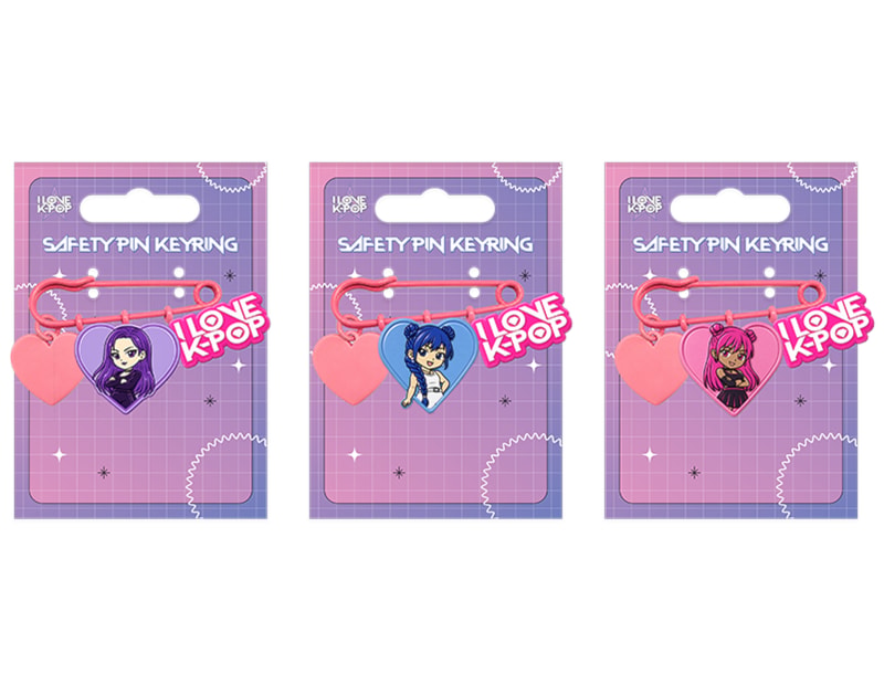 Safety Pin Keyring Safety Pin Keyring