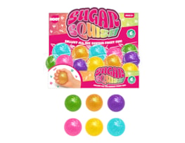 Wholesale Glitter Ball Sugar Filled Squishy CDU Wholesale Glitter Ball Sugar Filled Squishy CDU