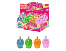 Wholesale Glitter Drink Sugar Filled Squishy CDU Wholesale Glitter Drink Sugar Filled Squishy CDU