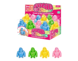 Wholesale Glitter Gorilla Sugar Filled Squishy CDU Wholesale Glitter Gorilla Sugar Filled Squishy CDU