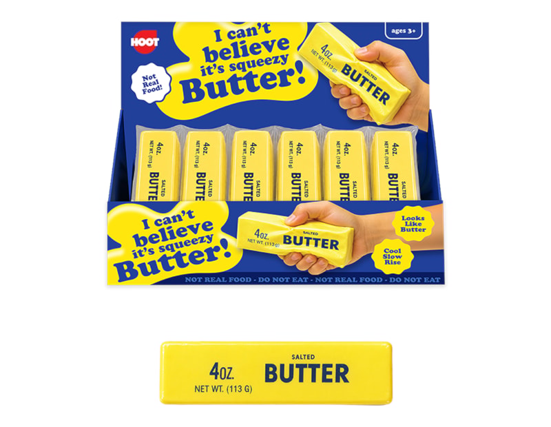 Wholesale Squeezy Butter 13.5cm CDU Wholesale Squeezy Butter 13.5cm CDU