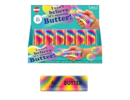 Wholesale Rainbow Squeezy Butter 13.5cm CDU