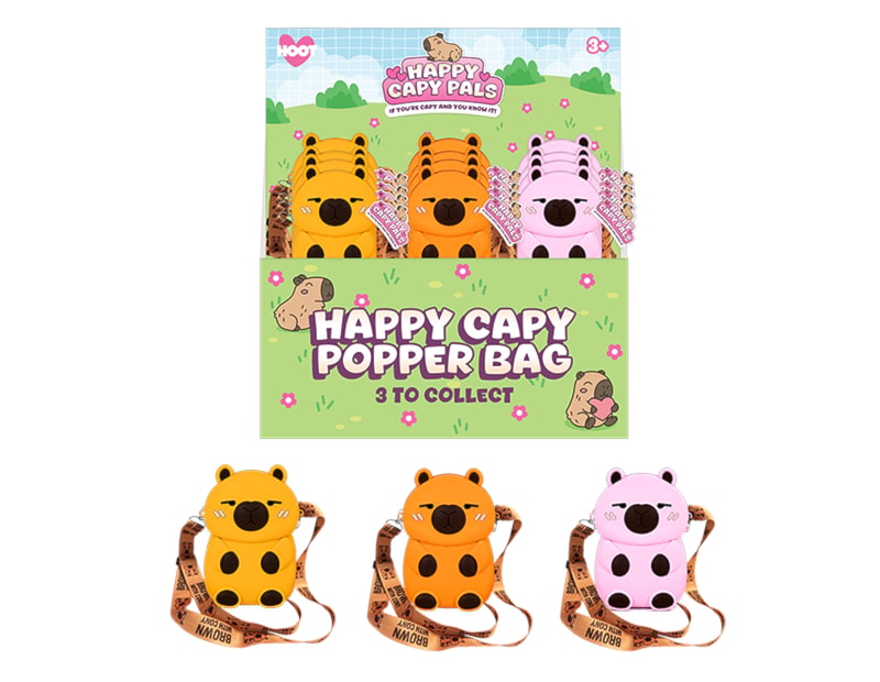 Wholesale Capybara Popper Bag CDU Wholesale Capybara Popper Bag CDU