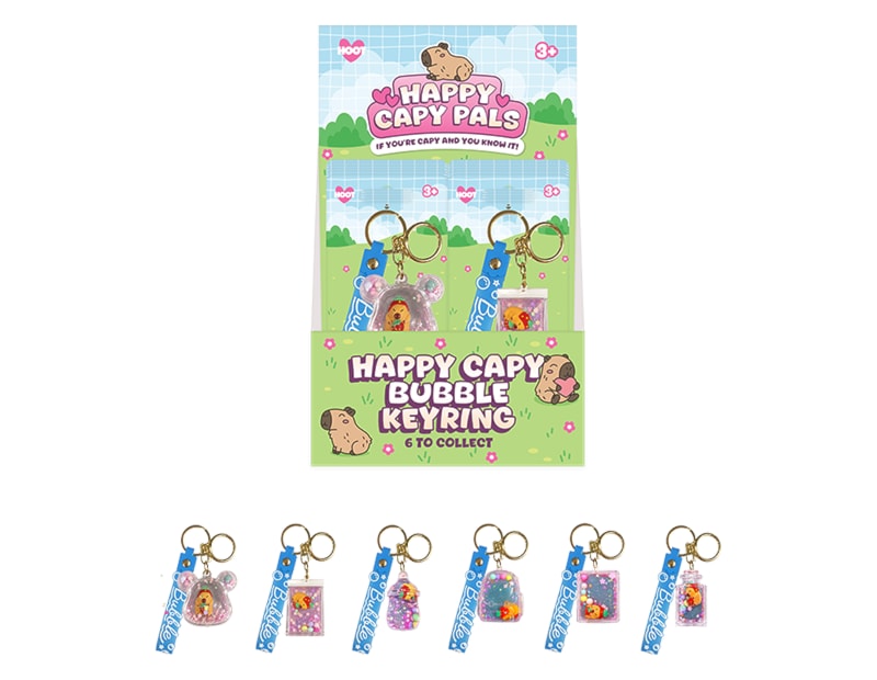 Wholesale Capybara Bubble Keyring CDU Wholesale Capybara Bubble Keyring CDU