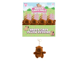 Wholesale Capybara Plush Keyring CDU Wholesale Capybara Plush Keyring CDU