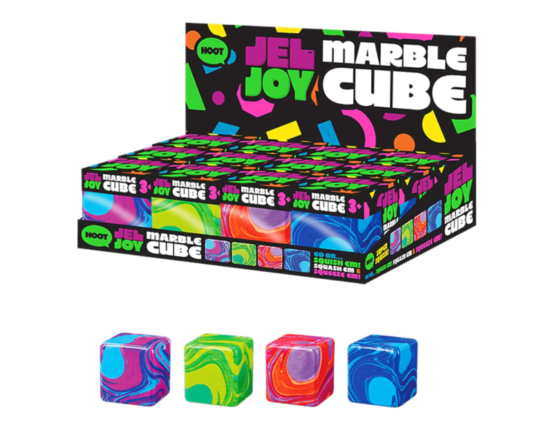 Wholesale Marble Squishy Cube 5x5x5cm CDU Wholesale Marble Squishy Cube 5x5x5cm CDU