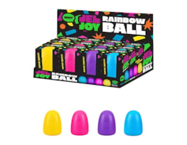 Wholesale Squishy Rainbow Ball 5.5x5.5x9 CDU Wholesale Squishy Rainbow Ball 5.5x5.5x9 CDU