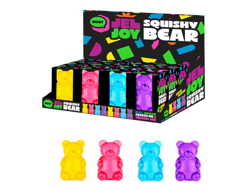 Wholesale Squishy Bears 8x4.5x4.5cm CDU Wholesale Squishy Bears 8x4.5x4.5cm CDU