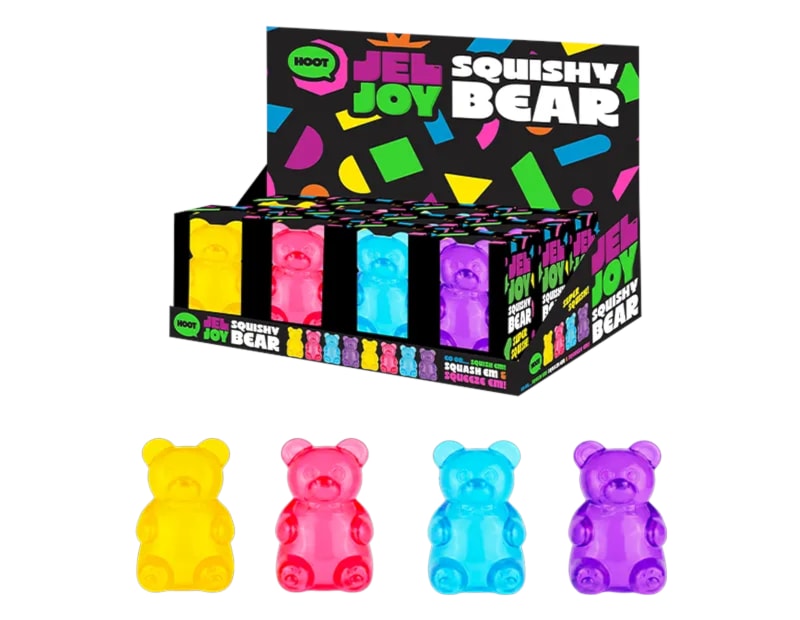 Wholesale Squishy Bears 8x4.5x4.5cm CDU Wholesale Squishy Bears 8x4.5x4.5cm CDU