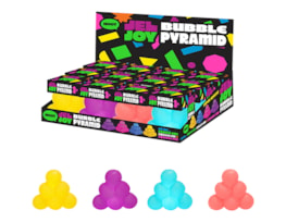 Wholesale Squishy Bubble Pyramid 6x6x6cm CDU