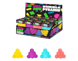 Wholesale Squishy Bubble Pyramid 6x6x6cm CDU
