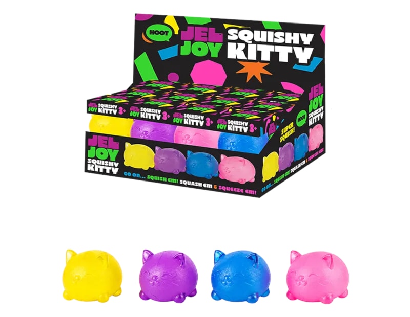 Wholesale Squishy Cat 4x4x4cm CDU Wholesale Squishy Cat 4x4x4cm CDU