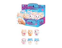 Wholesale Kawaii Animal PU Squeezy 11cm CDU