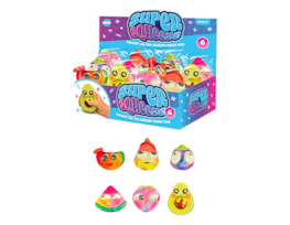 Wholesale Fruit PU Squeezy 9.5cm CDU Wholesale Fruit PU Squeezy 9.5cm CDU