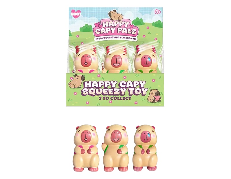 Wholesale Capybara PU Squeezy 11cm CDU Wholesale Capybara PU Squeezy 11cm CDU