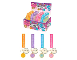 Wholesale Squishy LED Dumpling Keyring With Tag 3.5cm CDU Wholesale Squishy LED Dumpling Keyring With Tag 3.5cm CDU
