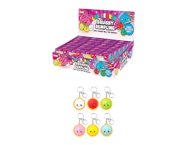 Wholesale LED Pop Up Dumpling Keyring 4cm CDU Wholesale LED Pop Up Dumpling Keyring 4cm CDU