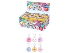 Wholesale Dumpling Plush Keyring 8.5cm CDU Wholesale Dumpling Plush Keyring 8.5cm CDU