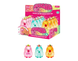 Wholesale Glitter Animal Sugar Filled Squishy CDU