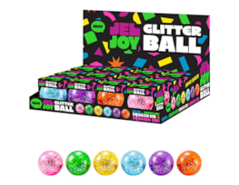 Wholesale Squishy Glitter Ball 6cm CDU