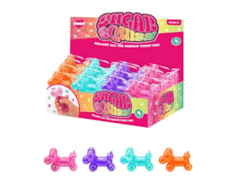 Wholesale Glitter Dog Sugar Filled Squishy CDU