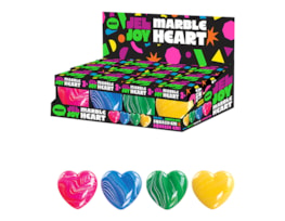 Wholesale Marble Squishy Heart 6x3.5cm CDU Wholesale Marble Squishy Heart 6x3.5cm CDU