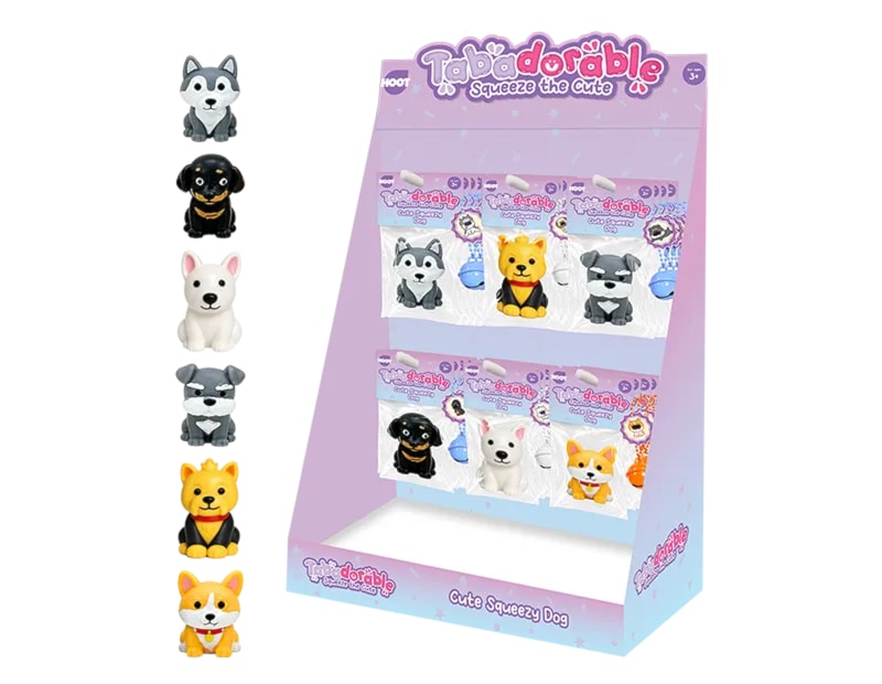 Wholesale Squishy Mini Dog CDU Wholesale Squishy Mini Dog CDU