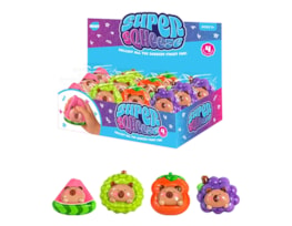 Wholesale Animal PU Fruit Squeezy 9cm CDU