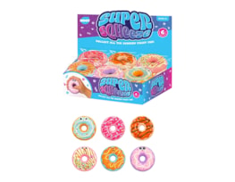 Wholesale Donut PU Squeezy 9cm CDU