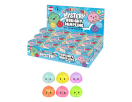 Wholesale Glow In The Dark Squishy Maltose Dumpling 5.5cm CDU