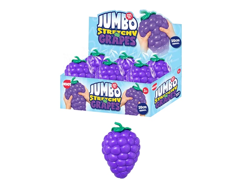 Wholesale Jumbo Grapes Stretchy 20cm CDU Wholesale Jumbo Grapes Stretchy 20cm CDU