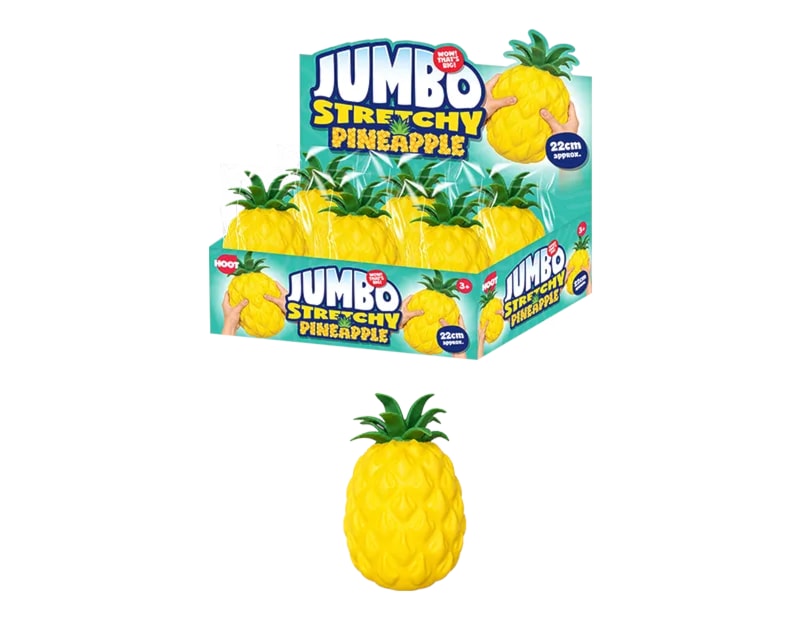 Wholesale Jumbo Pineapple Stretchy 22cm CDU Wholesale Jumbo Pineapple Stretchy 22cm CDU