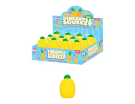 Wholesale Pineapple PU Squeezy 11.5cm CDU Wholesale Pineapple PU Squeezy 11.5cm CDU