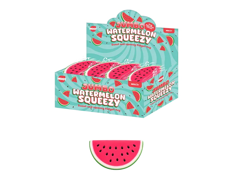 Wholesale Watermelon PU Squeezy 16cm CDU Wholesale Watermelon PU Squeezy 16cm CDU
