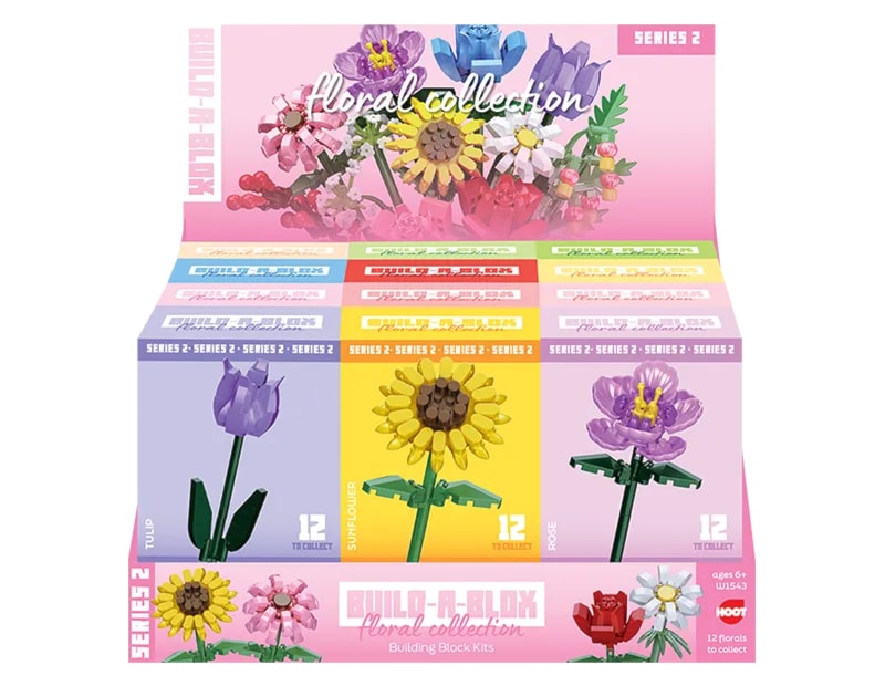 Wholesale Flower Stem Building Blocks Series 2 CDU Wholesale Flower Stem Building Blocks Series 2 CDU