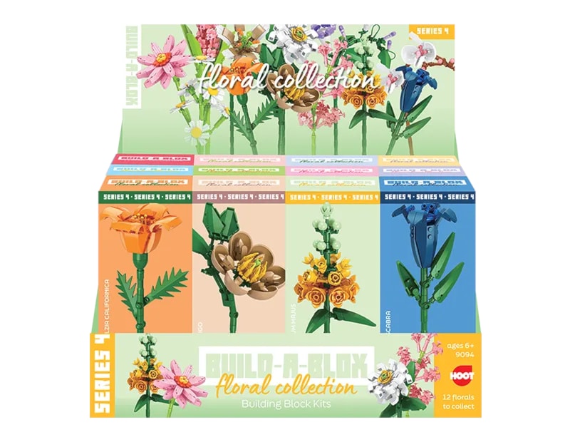 Wholesale Flower Building Blocks Series 4 CDU Wholesale Flower Building Blocks Series 4 CDU