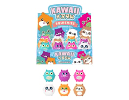 Wholesale Kawaii Krew Character Squishy 8cm CDU Wholesale Kawaii Krew Character Squishy 8cm CDU
