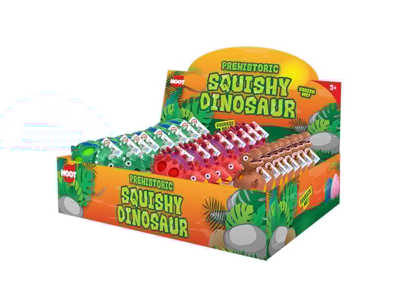 Wholesale Prehistoric Squishy Dinosaurs CDU Wholesale Prehistoric Squishy Dinosaurs CDU