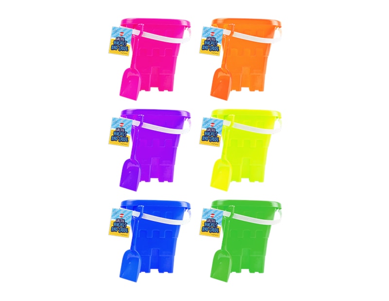 Wholesale Square Castle Bucket & Spade Sets Wholesale Square Castle Bucket & Spade Sets