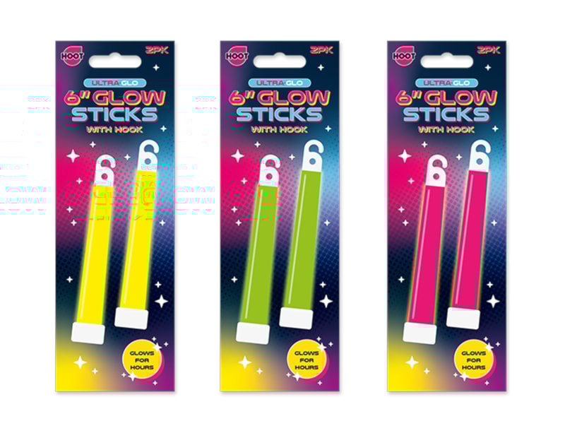 Wholesale 6" Glow stick 2pk Wholesale 6" Glow stick 2pk