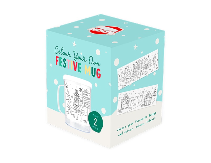 Wholesale Colour Your Own Christmas Mug | Bulk Buy Christmas Crafts Wholesale Colour Your Own Christmas Mug | Bulk Buy Christmas Crafts